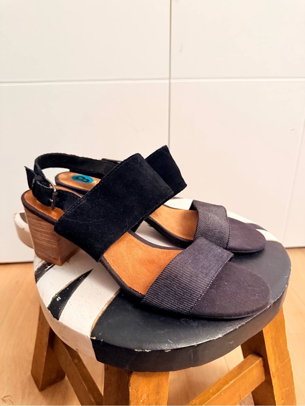Toms Poppy Heeled Sandal NWOT